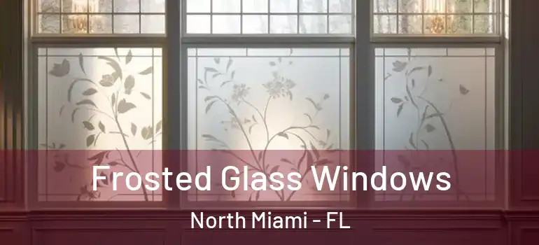  Frosted Glass Windows North Miami - FL