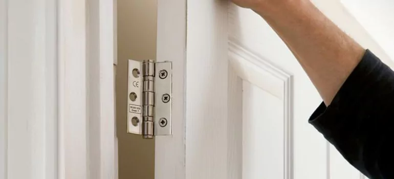 Bathroom Stall Door Hinge Repair in North Miami, FL
