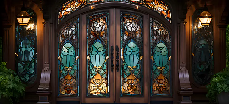 Wrought Iron Storm Door in North Miami, FL