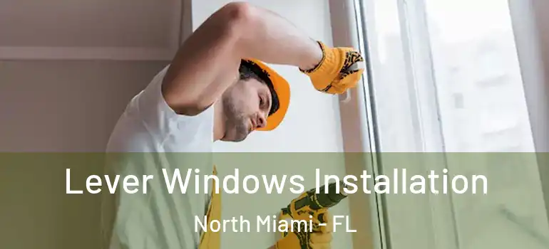  Lever Windows Installation North Miami - FL